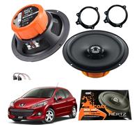 EvoTuning Kit 2 Casse Altoparlanti Posteriori Hertz Dcx 165.3 per Peugeot 207