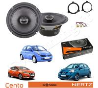 EvoTuning Kit 2 Casse Hertz CX 165 Ant=Post per Nissan Micra dal 2002