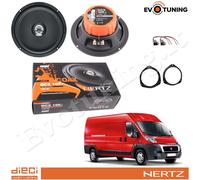 EvoTuning Kit 2 Casse Hertz Dcx 165.3 Anteriori per Fiat Ducato 250 dal 2006