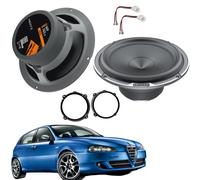 EvoTuning Kit 2 Casse Woofer Hertz MP 165.3 Mille Ant=Post per Alfa 147