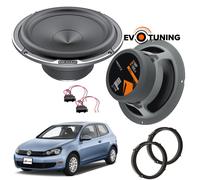 EvoTuning Kit 2 Casse Woofer Hertz Mp165.3 Posteriori per Volkswagen Golf VI