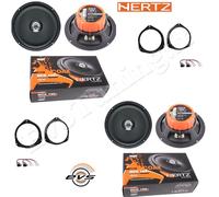 EvoTuning Kit 4 Casse Altoparlanti Hertz Dcx165.3 Ant+post per Alfa Romeo Giulia