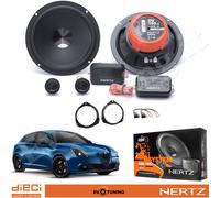 EvoTuning Kit 4 Casse Altoparlanti Hertz Dsk 165.3 Anteriori per Alfa Giulietta