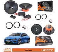 EvoTuning Kit 6 Casse Altoparlanti Hertz Dsk +Dcx Ant+Post VW Scirocco da 2008
