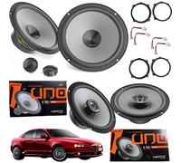 EvoTuning Kit 6 Casse Altoparlanti Hertz k+X 165 mm Ant+Post per Alfa 159
