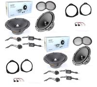 EvoTuning Kit 8 Casse Altoparlanti Focal Ase 165 Ant+Post per Alfa Romeo Giulia