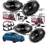 EvoTuning Kit 8 Casse Altoparlanti Pioneer TSG-170C Ant+Post per Fiat 500X