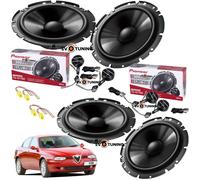 EvoTuning Kit 8 Casse Altoparlanti Pioneer TSG170C Ant+post per Alfa Romeo 156
