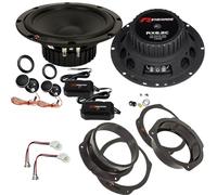 EvoTuning Kit Casse Altoparlanti Anteriori per Fiat Bravo dal 2007 Set 2 woofer +2 tweeter +2 Anelli e Cavi Adattatori compatibile con Renegade RX6.2C (NO plug and play)