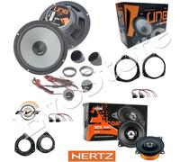 EvoTuning Kit Casse Altoparlanti Hertz Ant e Post +Adattatori per Opel Astra H