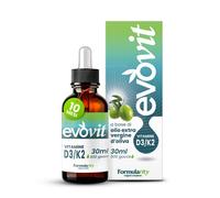 EVOVIT VITAMINA D3 K2 10 Mesi di Durata In Olio Extravergine d Oliva Italiano