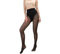 EVPCPWTYZY Calze nere da donna, primavera e autunno, sottili, in un unico pezzo, leggings trasparenti a vita alta