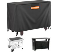 EVRBUL Copertura per carrello per tavolo da rotolamento, 137,2 cm, adatta per carrello Keter Unity XL, impermeabile, per la preparazione della griglia per esterni, scatola per la conservazione degli
