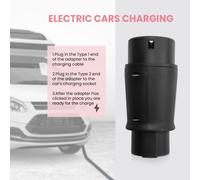 Evse J1772 Adattatore Tipo 1 A Tipo 2 Presa Elettrico Auto Veicolo Ev