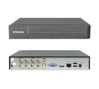 Evtevision Registratore DVR 4K Lite a 8 canali per sistema CCTV, video di sicurezza super HD, supporto per telecamere IP e analogiche, rilevamento intelligente di esseri umani/veicoli, avviso e-mail