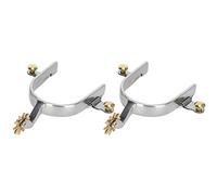 EVTSCAN 1 paio di speroni per cavalli in acciaio inossidabile a piedi cavallo cordatura speroni stile occidentale unisex speroni per cavalli non ruggine speroni accessori