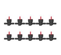 EVTSCAN 10pcs Valvola di spegnimento del Carburante nella Linea Interruttore di Taglio 1/4in per 494768 5091H 5091K 697947