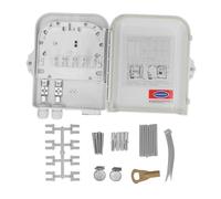 Evtscan 8 Box di distribuzione in fibra di fibra ABS Morsetto in fibra ottica a monte per uso esterno interno