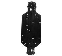 EVTSCAN Accessorio di aggiornamento del Telaio in Lega di Alluminio Accessorio Accessorio HSP 03001 RC Auto Modello Aggiornato Chassis Offre Prestazioni stabili, HSP 1:10 RC Car (Black)