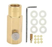 EVTSCAN Adattatore di ricarica per bombola di CO2 Adattatore per serbatoio di riempimento disponibile a bassa temperatura in ottone per bottiglia di soda