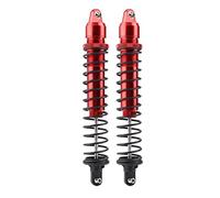 EVTSCAN Ammortizzatore RC, 2 Pezzi/Set Ammortizzatore RC in Lega di Alluminio per TRAXXAS XMAXX 1/5 Telecomando Auto(Rosso)