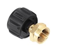 EVTSCAN Attatore di Ricarica Accoppiatore di Ottone valvola del regolatore QCC1 per Cilindro a Gas 1 libbre