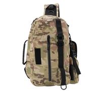 EVTSCAN Borsa da pesca zaino in nylon antipioggia leggero per attrezzi da esterno (Cachi)