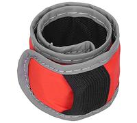 EVTSCAN Braccialetti a fascia luminosa riflettente LED UP per la corsa in campeggio (Red)