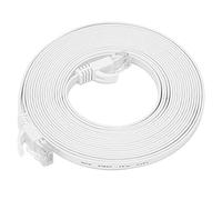 EVTSCAN Cavo Ethernet CAT6 Gigabit 8-Core Twisted Pair Ponticello di rete Cavo di rame piatto Forniture(5M)
