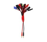 EVTSCAN Cavo Splitter per connettore Adattatore per Caricabatterie Lipo RC, Cavo di conversione 19 in 1 in Spina a Banana da 4,0 mm Compatibile con Spina XT60 T Traxxas e Altro