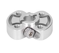 EVTSCAN Collare di bloccaggio Lega di alluminio Foro universale tondo Morsetto per albero ad alta velocità Fori centrali da 8 mm