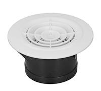 EVTSCAN Copertura Rotonda per Presa d'Aria, Copertura di Scarico dell'Aria Regolabile di Ricambio, Copertura Griglia Bianca Sfiato per intradosso Adatta per Bagno, Ufficio, (4 Inch)