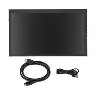 EVTSCAN Display portatile da 10,1 pollici, risoluzione 1024x600, angolo di visualizzazione a 170 °, audio VGA HDMI, altoparlanti integrati, lega di alluminio leggero, per utenti PC (Écran tactile)