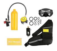 EVTSCAN Emergenza subacquea di rifornimento subacqueo 1L Set di attrezzature per immersione portatile per bombole di ossigeno