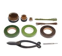 EVTSCAN Flower Kenzan, Set di strumenti di fissaggio per decorazioni floreali Ikebana Kenzan Portafiori giapponese Kenzan Flower Frog per composizioni floreali