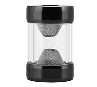 EVTSCAN G1/4 '' Filettatura Interna Raffreddamento ad Acqua Flussometro Filtro G1/4 Filettatura Interna Filtro a Forma di Imbuto Schermo Sottile Sistema di Raffreddamento del Computer(Nero)