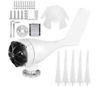 EVTSCAN Generatore di Kit per Turbine eoliche 5 Lame Alimentatore Piccolo per Le Barche per camere mobili Cabin 400W (24V)