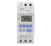 EVTSCAN Interruttore Timer Digitale Automatico Programmabile a 24V DC, Ciclo Giornaliero Programmabile 7 Giorni 16 ON/OFF al Giorno, con Funzione di Conteggio alla Rovescia, Montaggio su Barra DIN