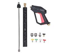 EVTSCAN Kit Pistola idropulitrice M22-14 M22-15 Adattatori da 3/8 Pollici Ugelli 0° 15° 25° 40° 60° e Bacchette di prolunga