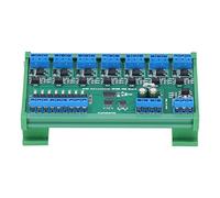 EVTSCAN Modulo MOSFET multifunzione 8 ingressi 8 uscite con componenti scatola guida Din R4M8A08 6-25 V