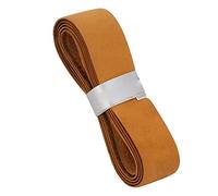 EVTSCAN Nastro Grip per Racchetta da Tennis in Pelle di Vacchetta, per Tennis, Pickleball, Squash, Badminton e Racquetball, Durevole e Assorbente, Facile da Applicare(Marrone)