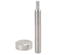 EVTSCAN Punzone per rivetti Strumento di impostazione di fissaggio a doppia faccia da 6 mm Fori lisci Installazione Pulsante fai da te artigianale in pelle Maniglia ergonomica in a