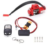 EVTSCAN Remoto Wireless con argano Automatico RC per Kit di Metallo SCX10 assiale (Red)