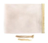 EVTSCAN Rete per scale - Rete di sicurezza per scale Rete di sicurezza per bambini Balcone Scale per patio Parapetto Protezione per rete per interni Esterni 3 metri(Beige)