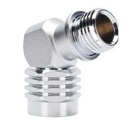 EVTSCAN Scuba Diving Regulator Adapter CR Plated Brass Hose Adapter 110 Degree Swivel for Divers