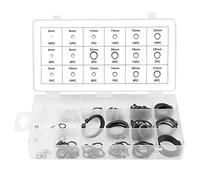 EVTSCAN Set di assortimento di circlip indossabile durevole per diversi progetti 150pc con scatola