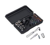 EVTSCAN Set di chiavi a bussola per cacciavite Risparmio di manodopera 72 denti Ingranaggio fine Angolo di rotazione 5° Set di chiavi a cricchetto e chiavi a bussola per cacciavite