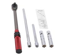 EVTSCAN Set di chiavi dinamometriche a da 5 pezzi, attacco da 3/8 pollici, kit di manutenzione da 5 a 60 Nm, kit di attrezzi a cricchetto da 72 denti per, bici elettrica, moto