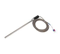 EVTSCAN Sonda di temperatura con sensore di temperatura in acciaio inossidabile di tipo K termocoppia con sonda M12 (5m)