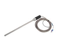 EVTSCAN Sonda di temperatura con sensore di temperatura in acciaio inossidabile di tipo K termocoppia con sonda M12 (4m)